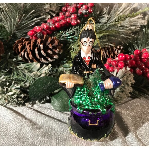 Polonaise Harry Potter in Potions Class Glass Holiday Ornament Vintage 2000 - Picture 1 of 8